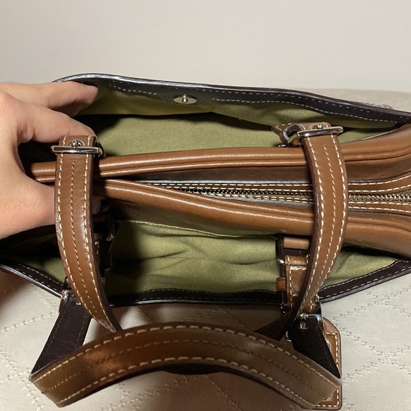 COACH Vintage Brown Leather Bag - Picture 7 of 12